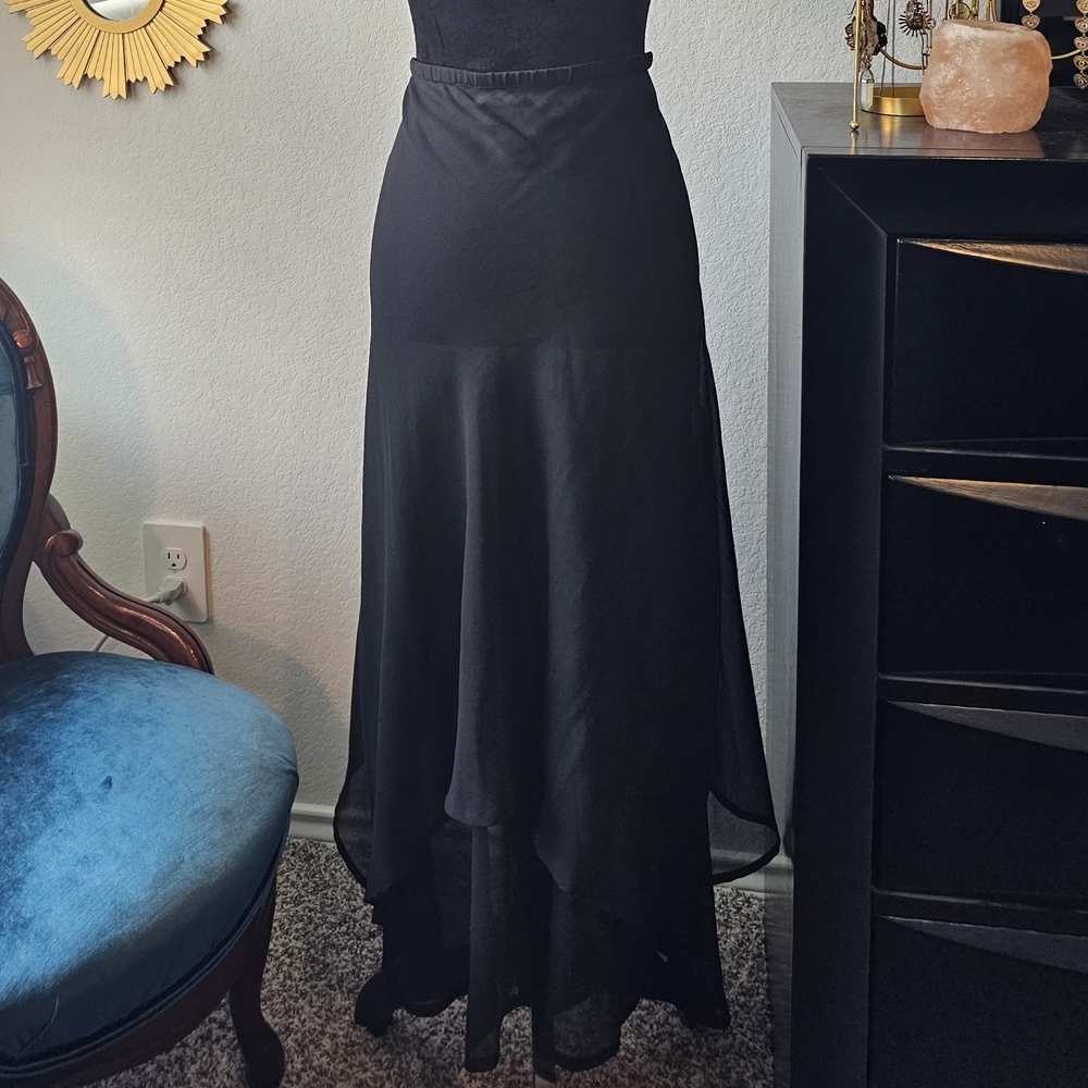 Kaktus Black Maxi Skirt
